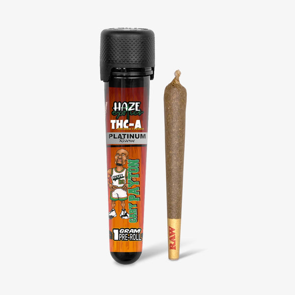 haze exotics platinum reserve thc-a flower gary payton 1 gram preroll