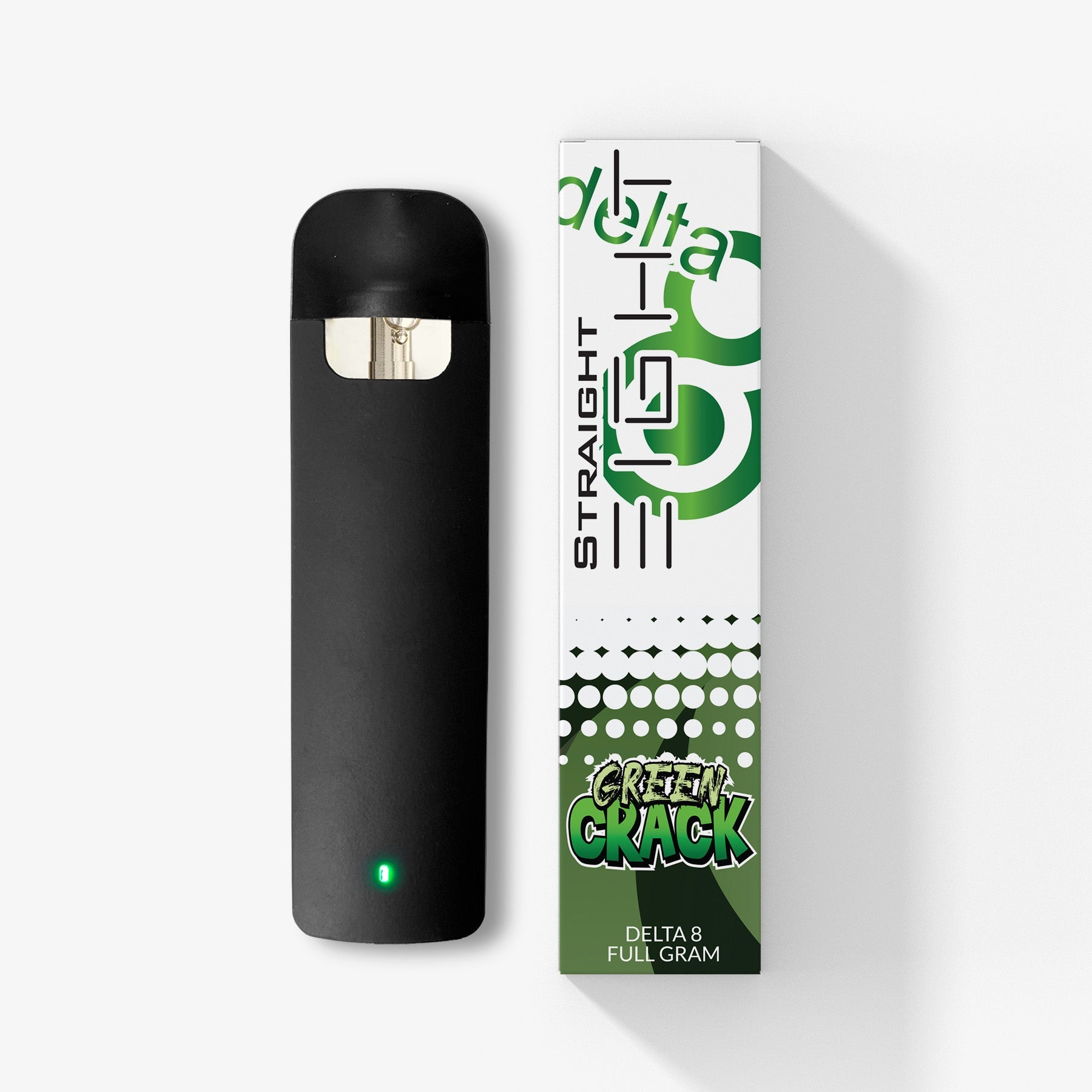 Green Crack Vape Pen - Delta 8 THC - Disposable - 10X - 920mg - Ganja Hash  420